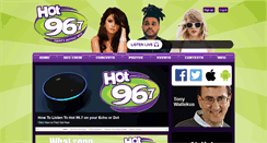 Desktop Screenshot of hot967fm.com